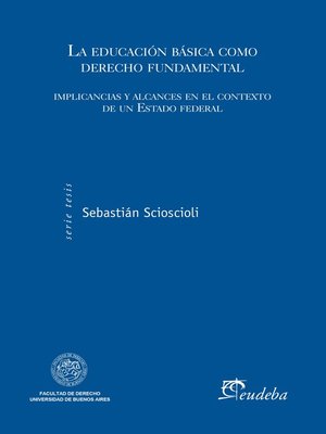 cover image of La educación básica como derecho fundamental